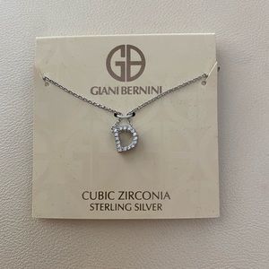 Letter ‘D’ Necklace with charm